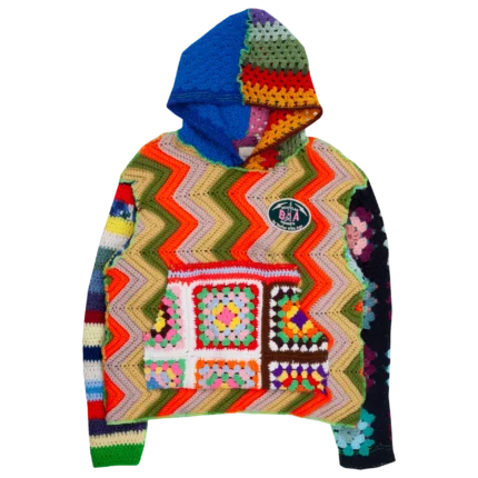 BETTER WITH AGE Nonna's Hand-Knit Hoodie